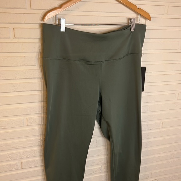 90 Degree Dark Forest Fleece Lined Nimbus Leggings, Women’s Plus Size 1x - Picture 2 of 7